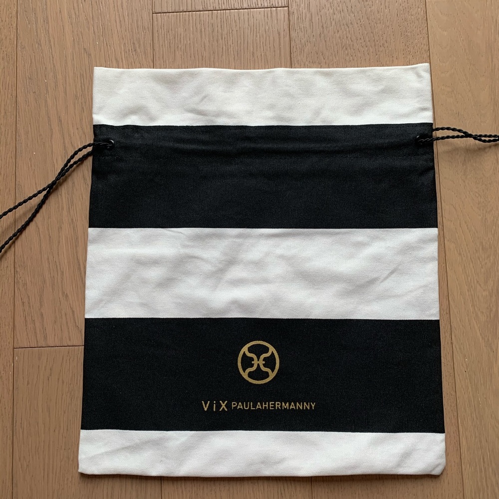 NWOT Vix Paula Hermanny striped bag